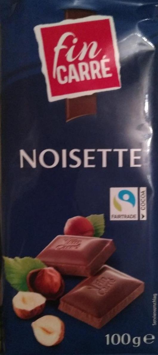 Фото - Шоколад молочний зі смаком лісових горіхів Noisette Fin Carré