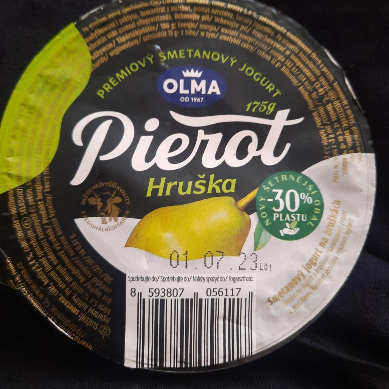 Фото - Йогурт зі смаком груші Jogurt Gruszka Olma