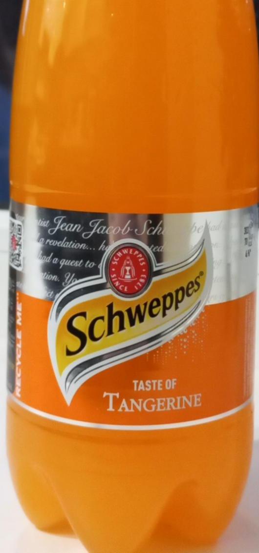 Фото - Напій безалкогольний сильногазований соковмісний Tangerine Schweppes