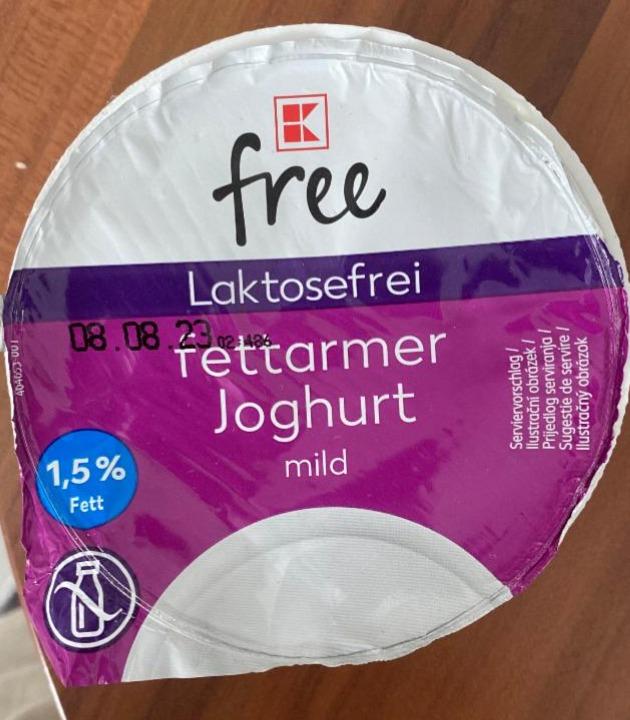 Фото - Йогурт 1.5% білий безлактозний Laktosefrei Joghurt Mild K-Free