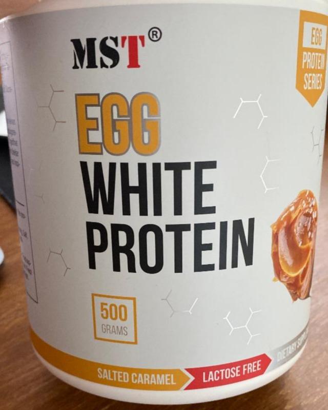 Фото - Протеїн EGG White Protein Солона карамель MST