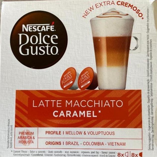 Фото - Напій кавовий Caramel Latte Macchiato Dolce Gusto Nescafe