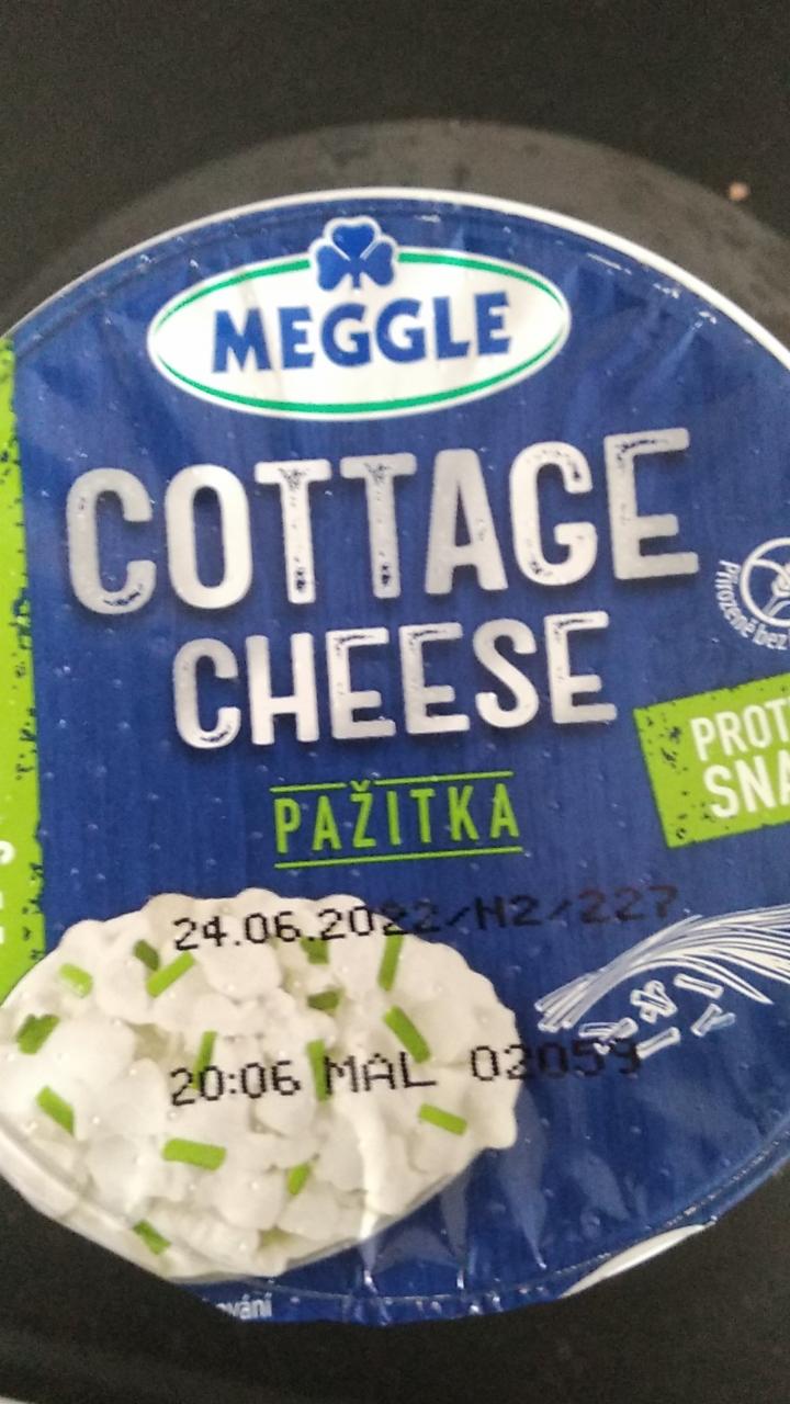 Фото - Сир кисломолочний з цибулею зеленою Cottage Cheese Pazitka Meggle