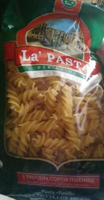 Фото - Макарони спіральки La Pasta