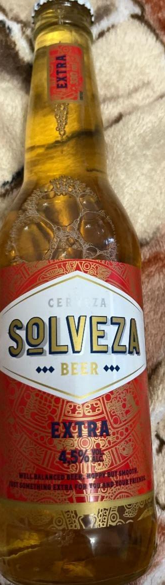 Фото - Пиво пляшкове світле Extra Solveza