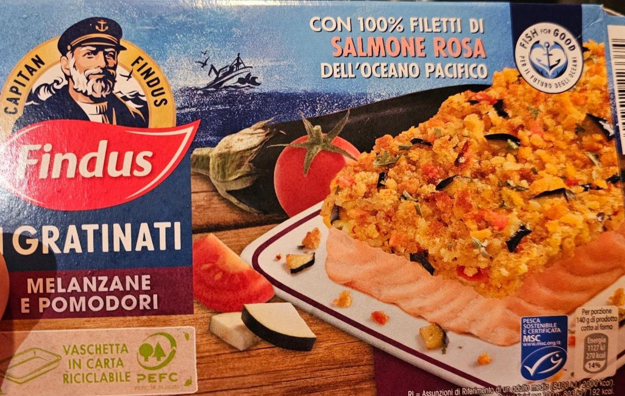 Фото - I Gratinati Salmone con Melanzane e Pomodori Findus