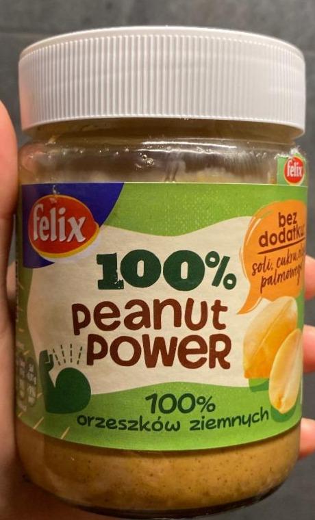 Фото - Арахісова паста 100% Peanut Power Felix