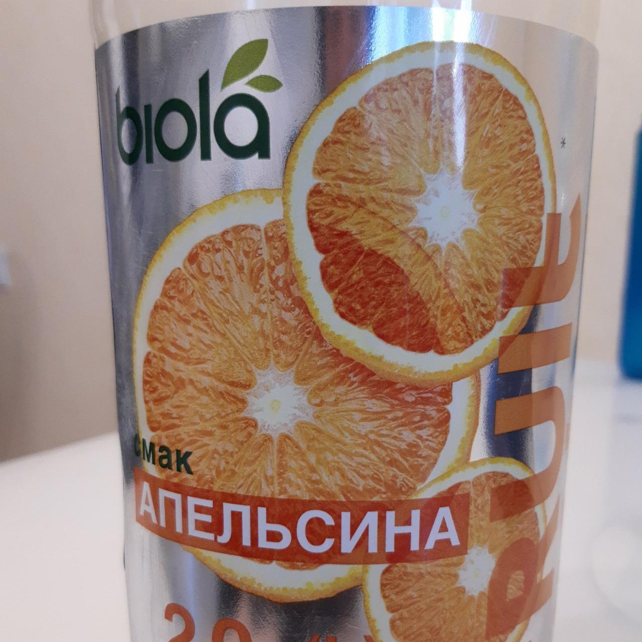 Фото - Напій безалкогольний зі смаком апельсину Біола
