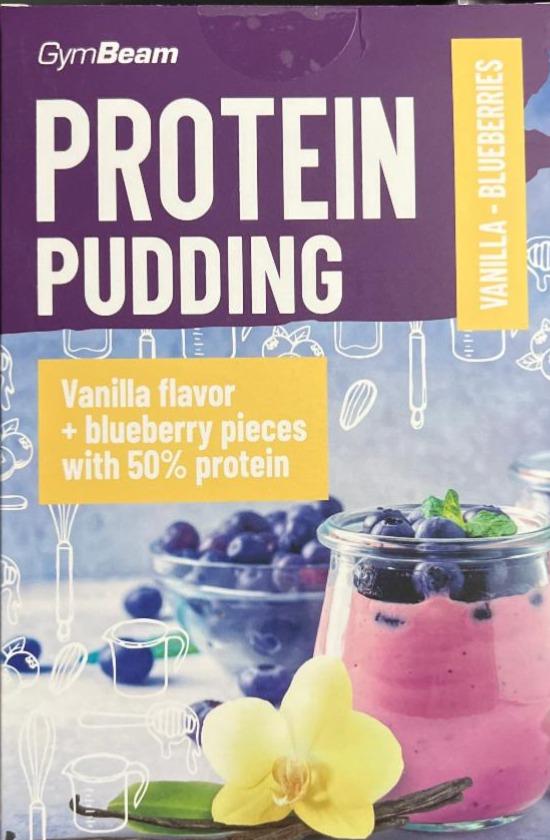 Фото - Protein pudding vanilla-blueberries GymBeam