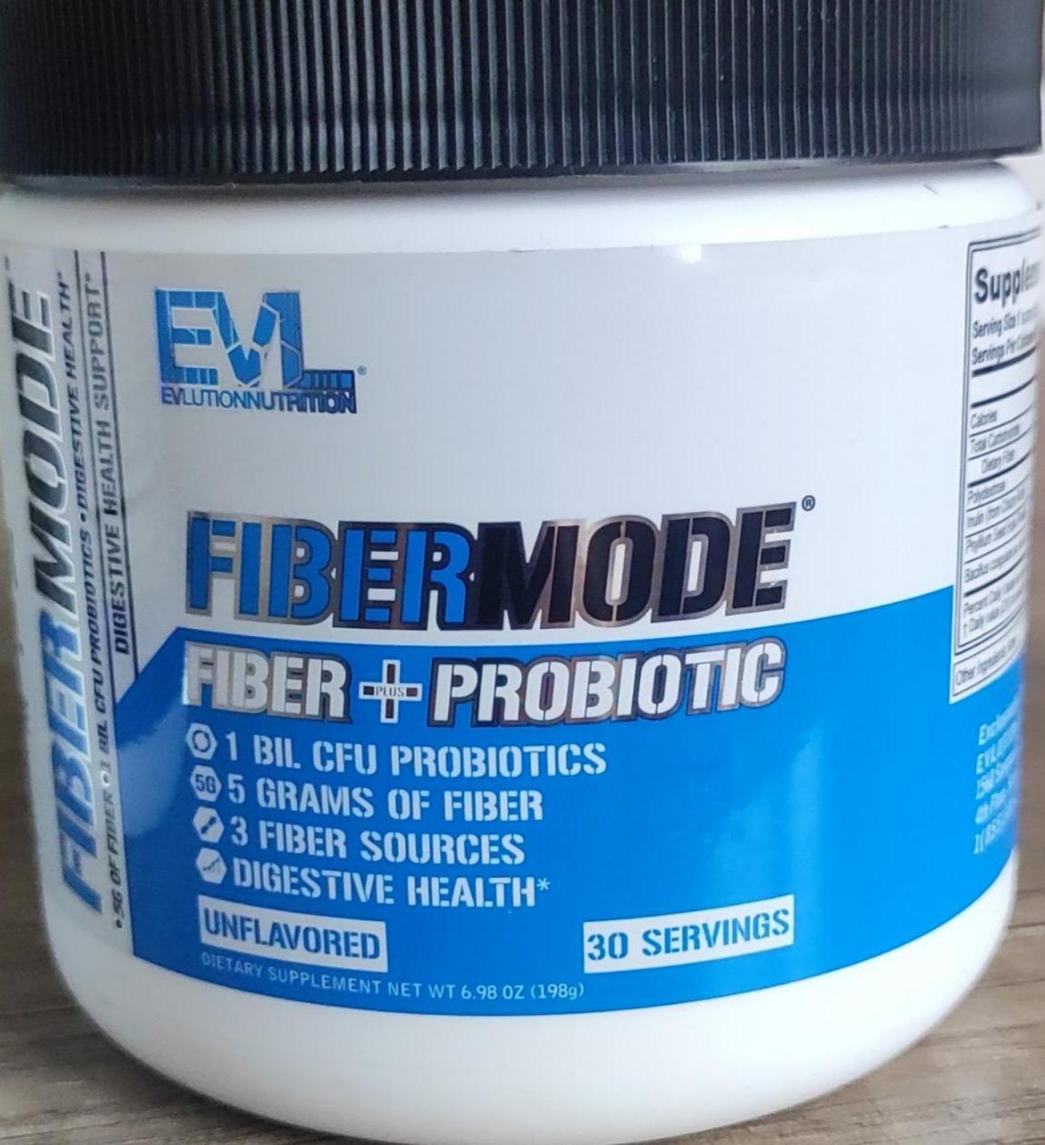 Фото - FiberMode Fiber + Probiotic Unflavored EVLution Nutrition