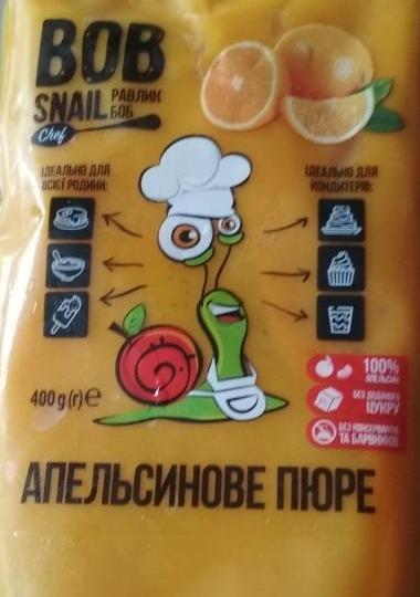Фото - Пюре фруктове Апельсин пастеризоване Bob snail