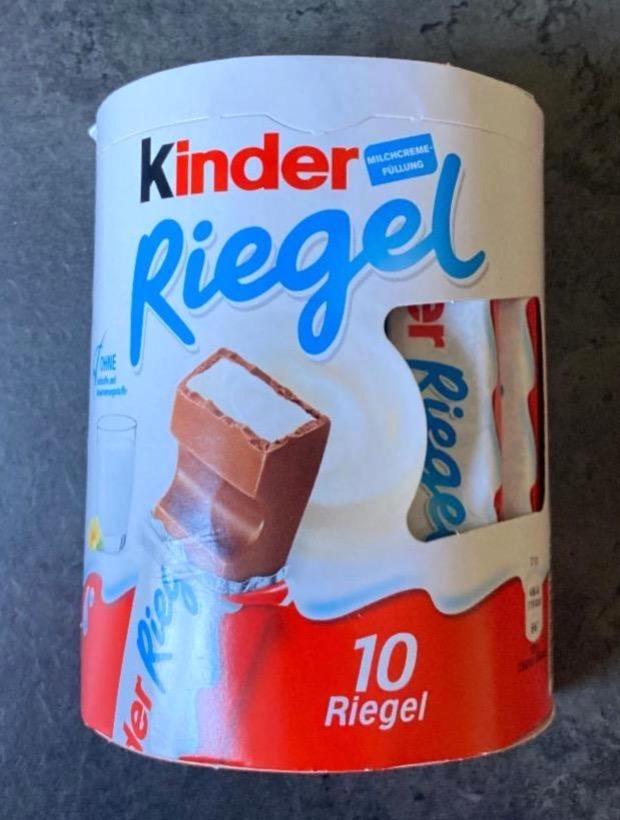 Фото - Шоколадні батончики Kinder Riegel Ferrero