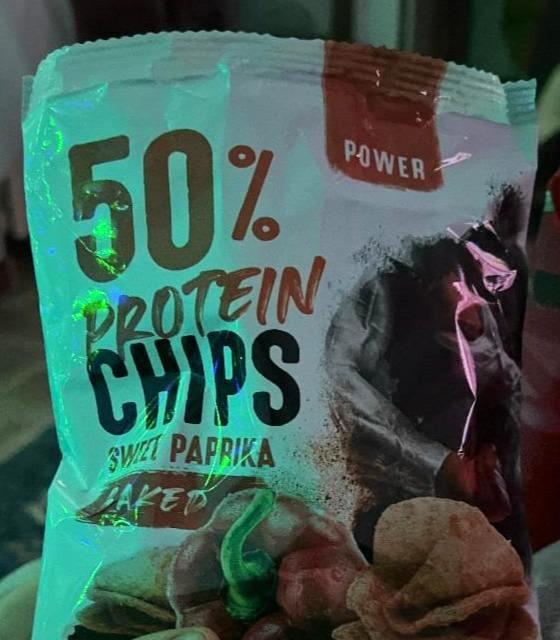 Фото - Чіпси протеїнові 50% Protein Chips Sweet Paprika Enjoy Chips