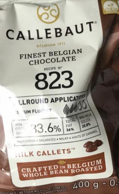 Фото - Молочний шоколад каллети Callebaut