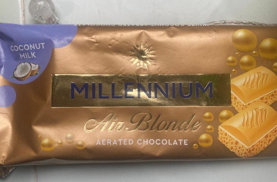 Фото - Шоколад пористий білий Air Blonde Coconut Millennium