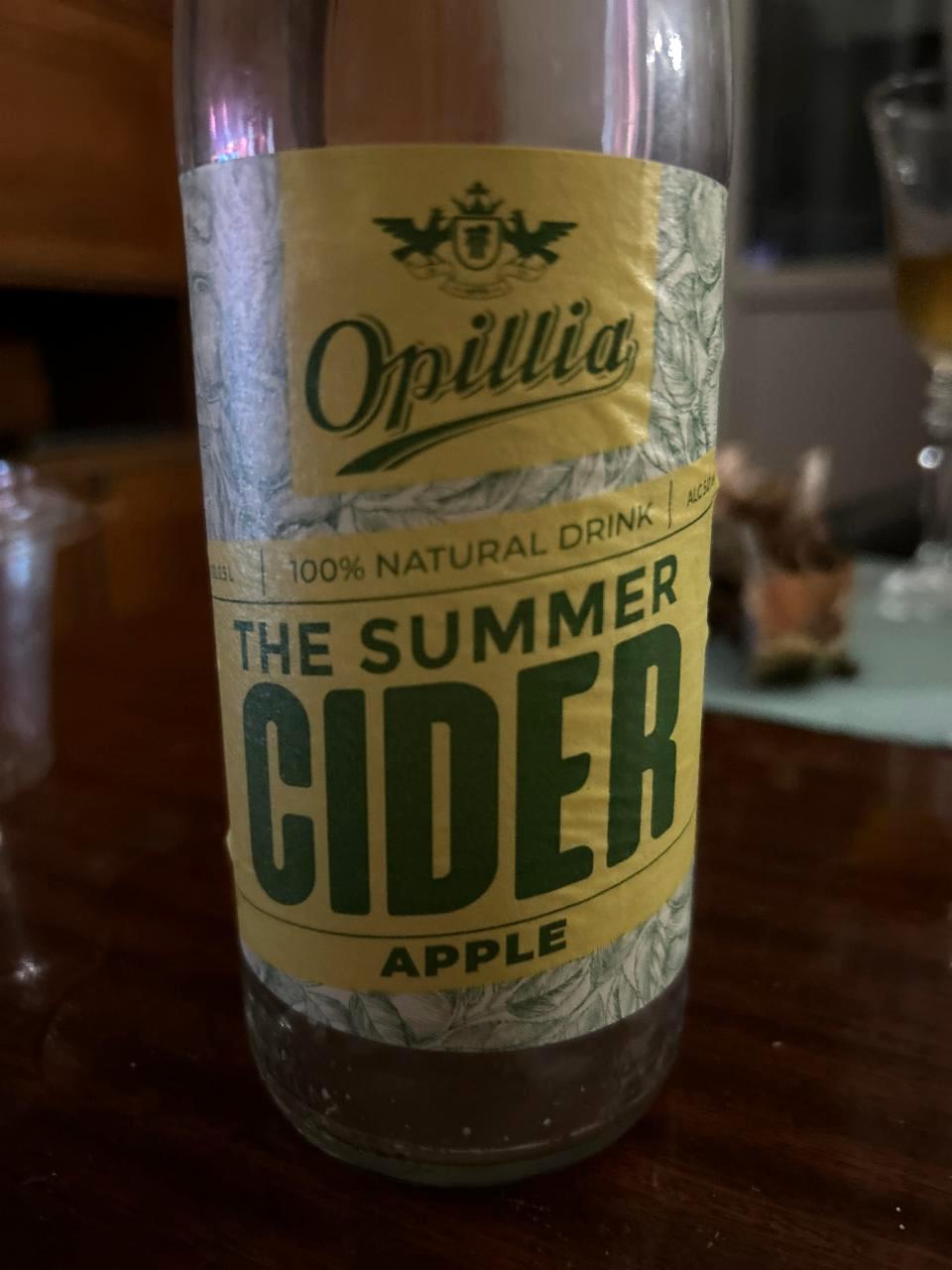 Фото - Сидр яблучний 5% The Summer Cider Opillia Опілля