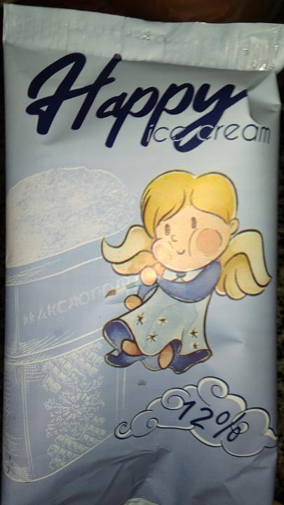 Фото - Морозиво з комбінованим складом сировини у плоскому вафельному стаканчику Happy Ice Cream Максхолод