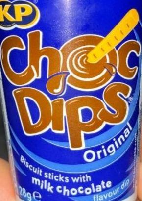 Фото - Бісквітні палички з молочним шоколадом Choc Dips Original Kp