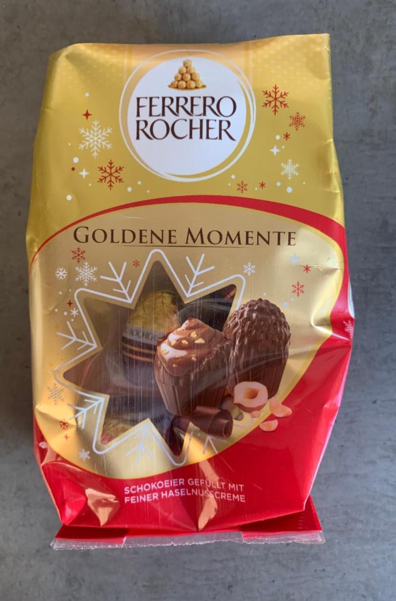 Фото - Цукерки шоколадні Goldene Momente Ferrero Rocher