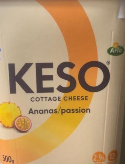 Фото - KESO Cottage Cheese Ananas Passion 2,9% Arla