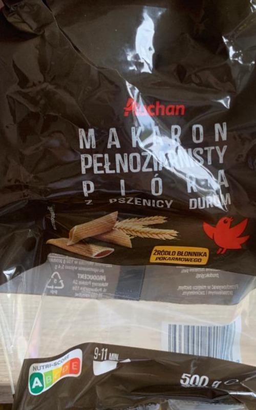 Фото - Цільнозернові макарони пір'я твердих сортів пшениці Auchan