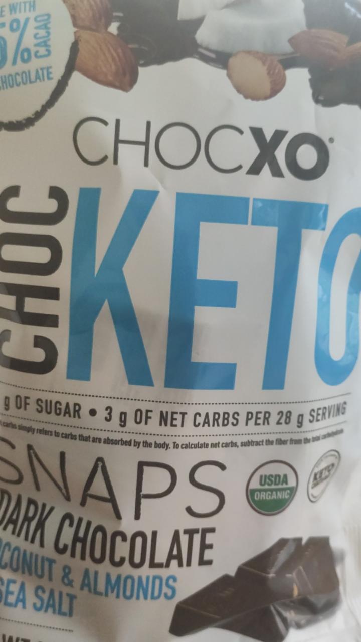 Фото - Напиток органічний Choco Keto snaps