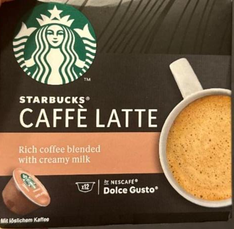 Фото - Кавові капсули Latte Dolce Gusto Starbucks