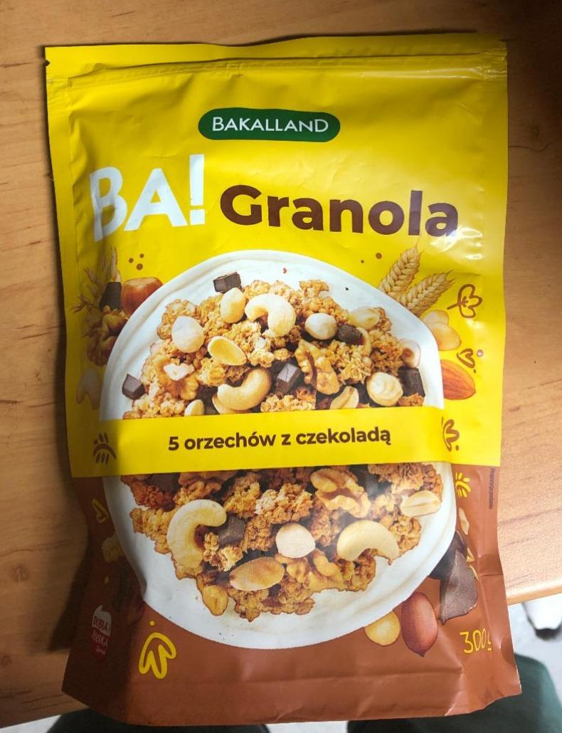 Фото - Гранола 5 горіхів з шоколадом Granola Ba! Bakalland