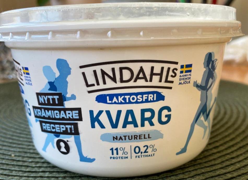 Фото - Сир м’який без лактози Kvarg Lactosfri 0,2% Lindahls