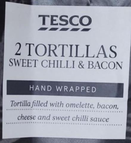 Фото - 2 tortilas chilli bacon Tesco