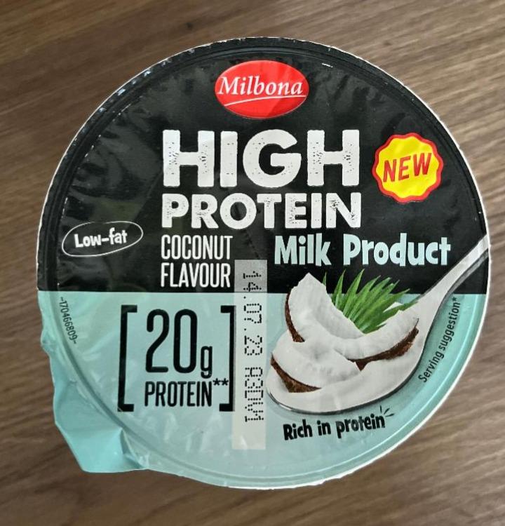 Фото - Йогурт кокосовий нежирний High Protein Coconut Low Fat Milbona