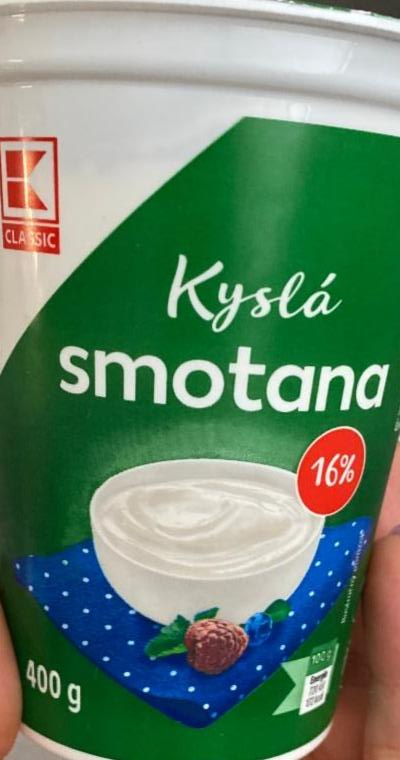 Фото - Kyslá smotana 16% K-Classic