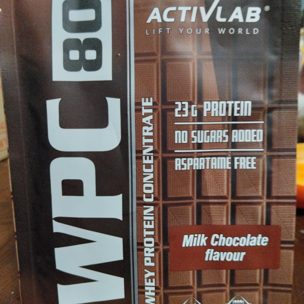 Фото - Протеїн Whey Protein Milk Chocolate Flavour WPC80 Activlab