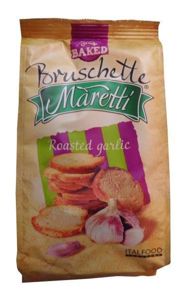 Фото - Запечені хлібні брускети зі смаком Підсмаженого часнику Bruschette Maretti