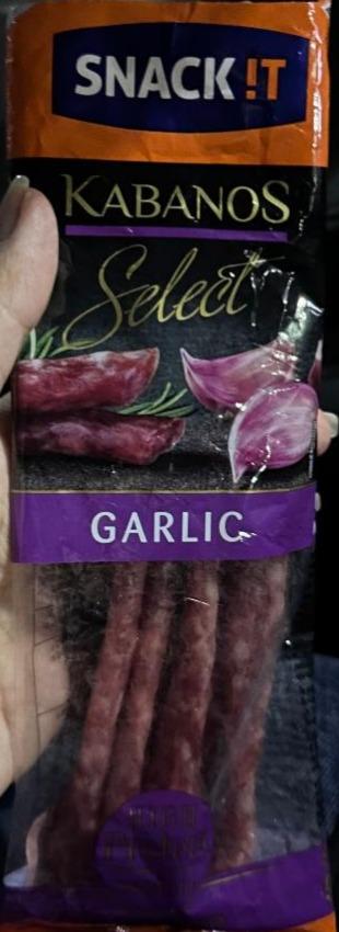 Фото - Kabanos Select garlic Snackit