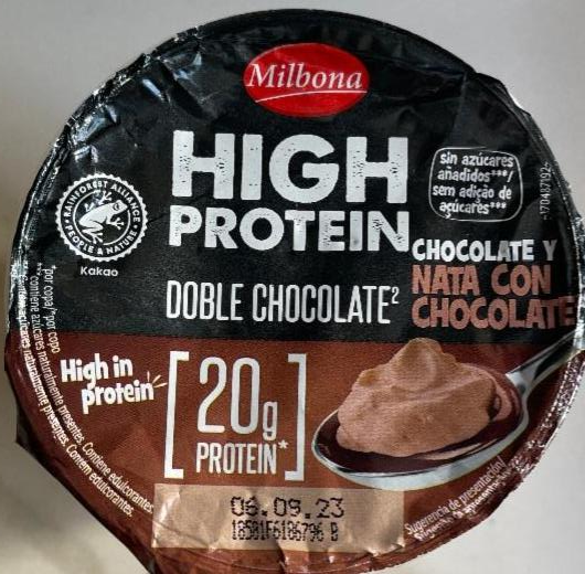 Фото - High protein doble chocolate Milbona