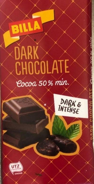 Фото - темний шоколад 50% Billa