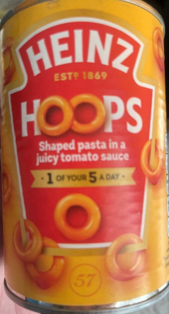 Фото - Макарони в томатному соусі консервовані Hoops Heinz