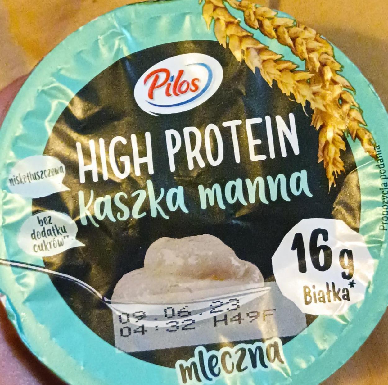 Фото - Каша манна High protein kaszka manna Pilos