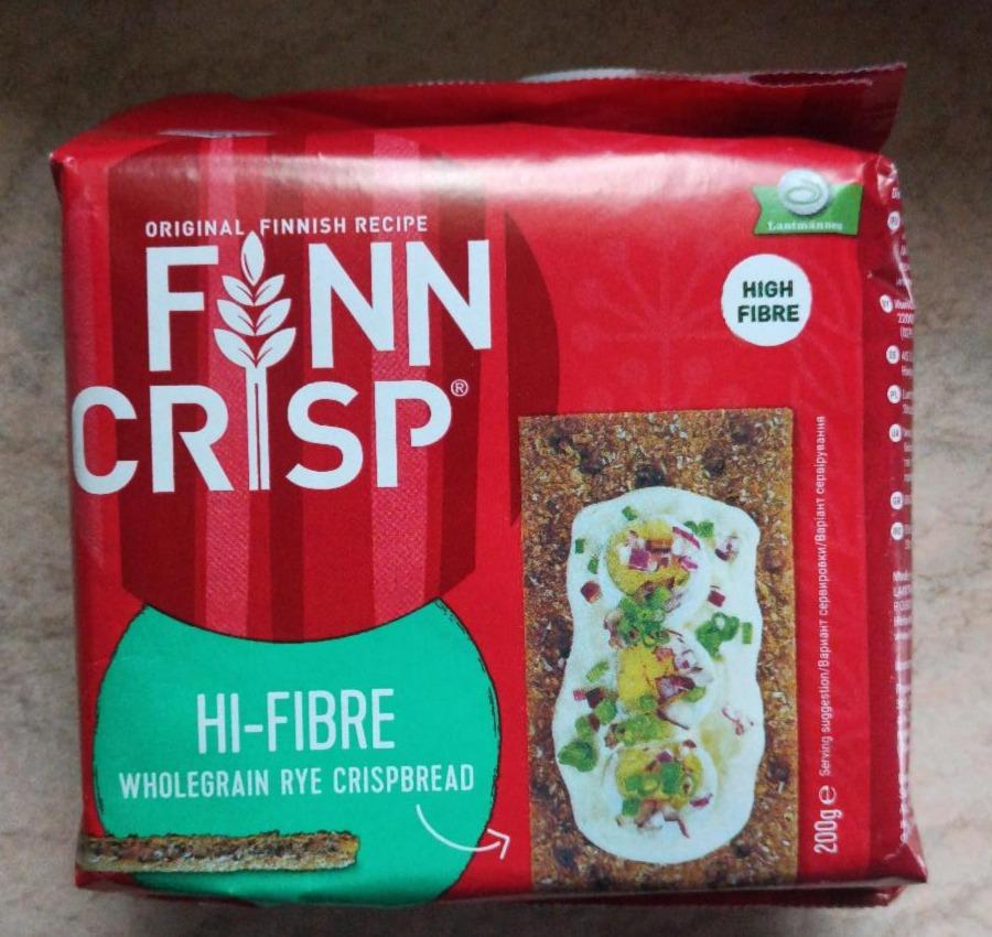 Фото - Хлібці з висівками Hi-Fibre Finn Crisp