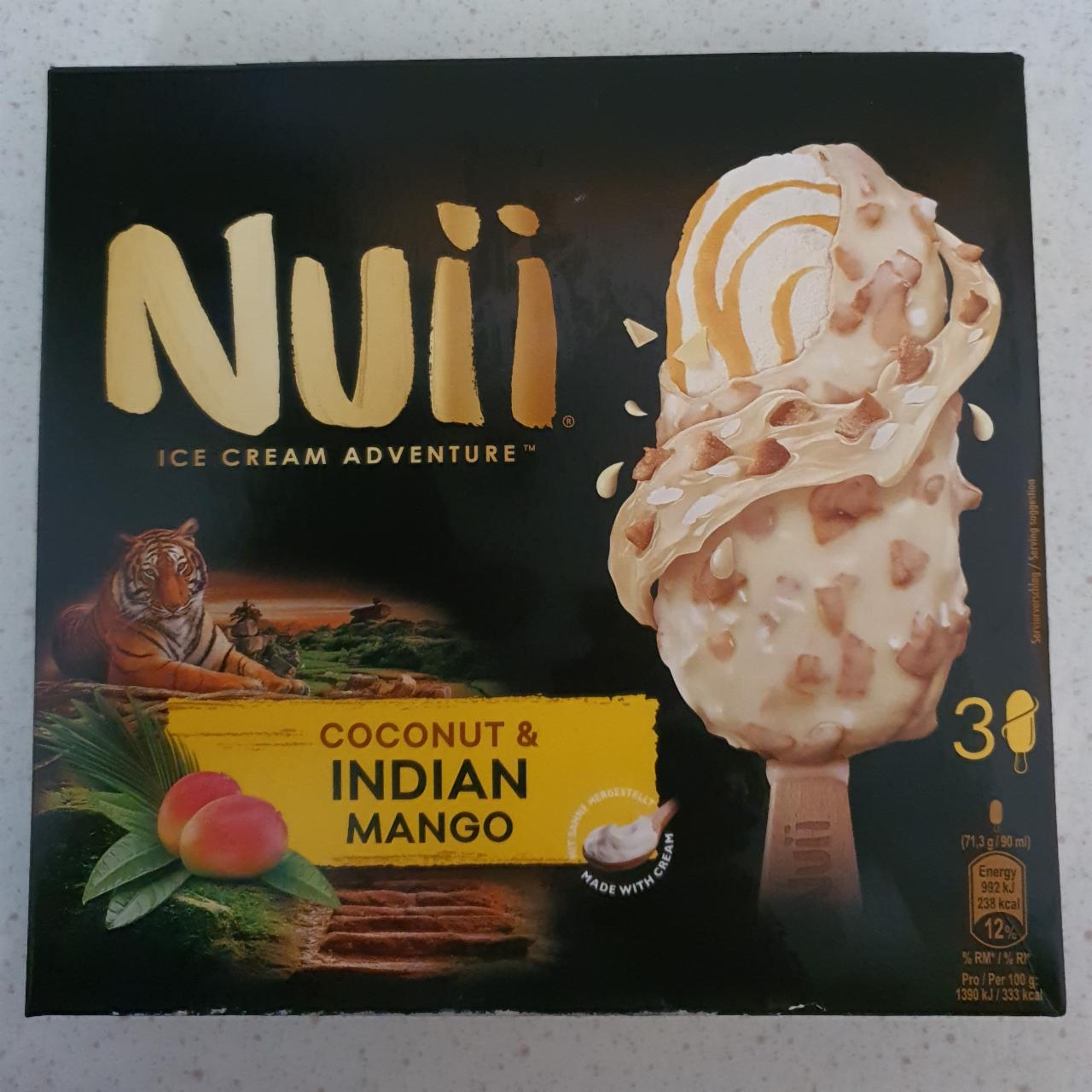 Фото - Coconut and Indian Mango Ice Cream Nuii