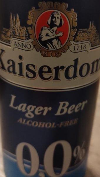 Фото - Пиво світле безалкогольне фільтроване пастеризоване Kaiserdom