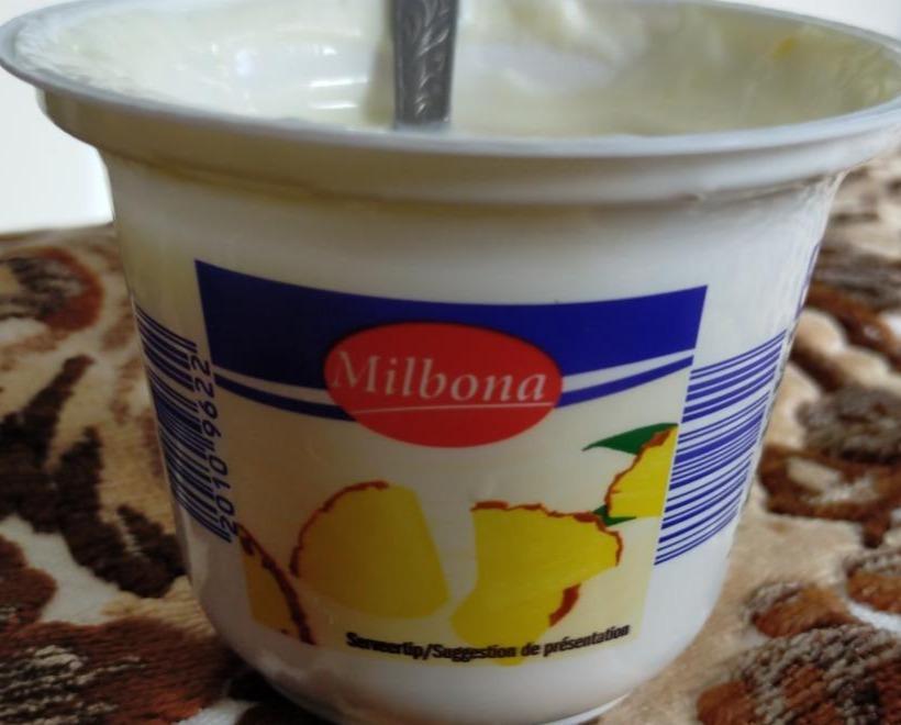 Фото - Milbona yogurt pineapple