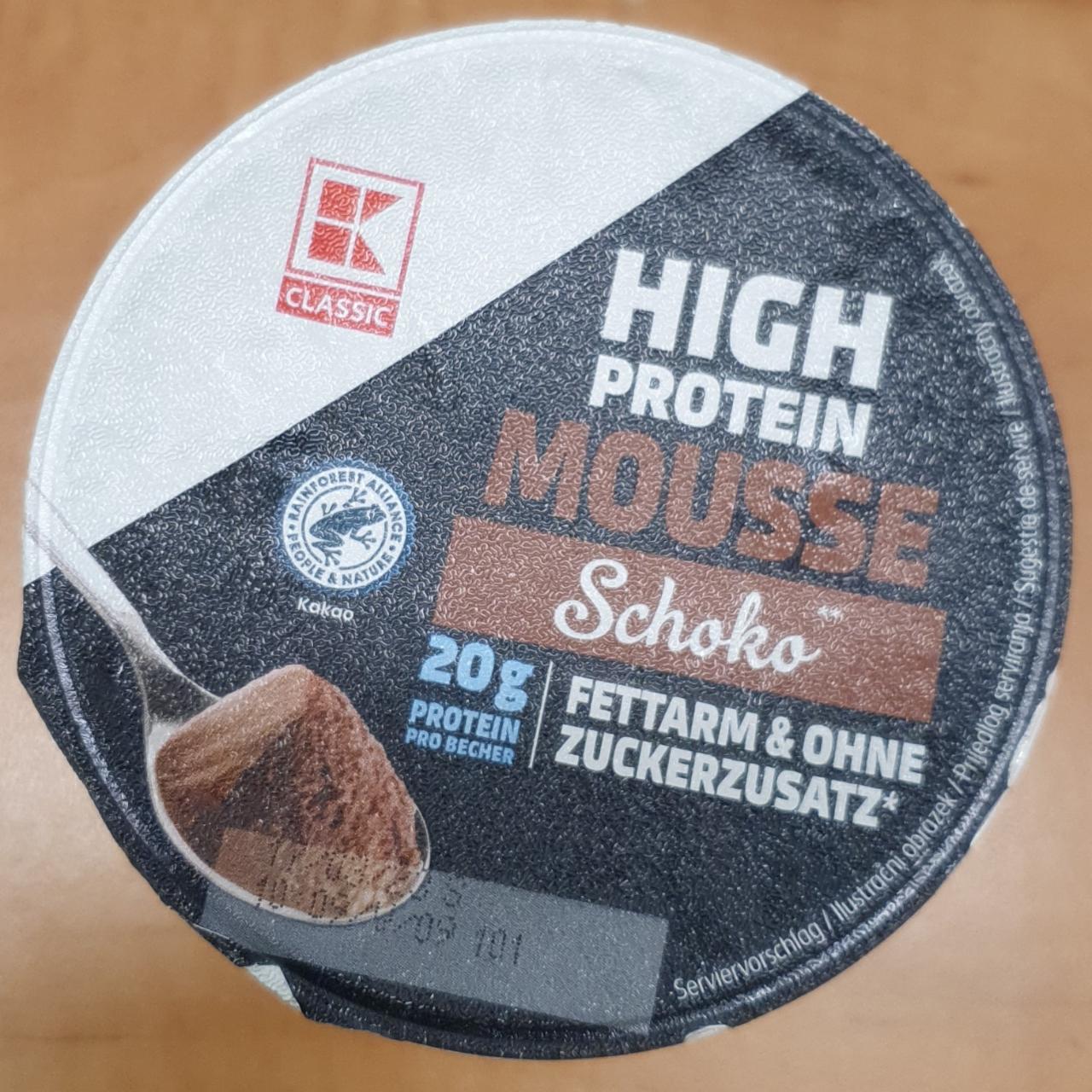 Фото - Мус шоколадний High Protein Mousse Schoko K-Classic