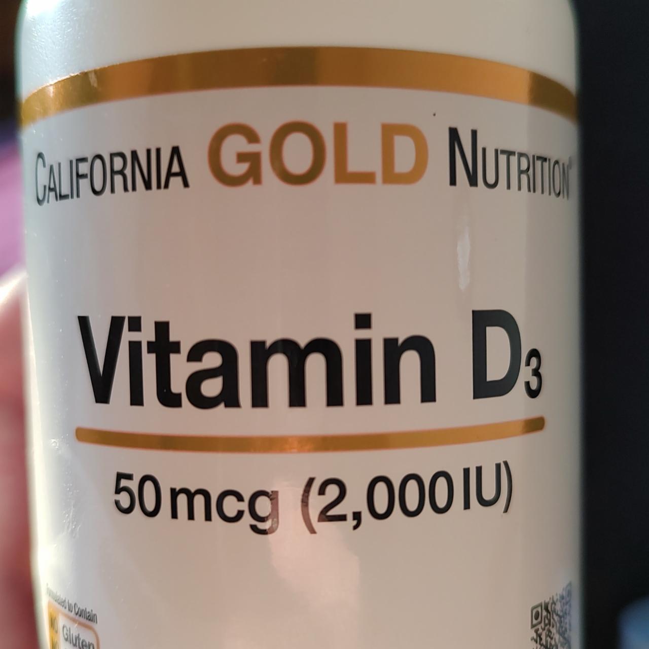 Фото - Вітамін D3 California gold nutrition
