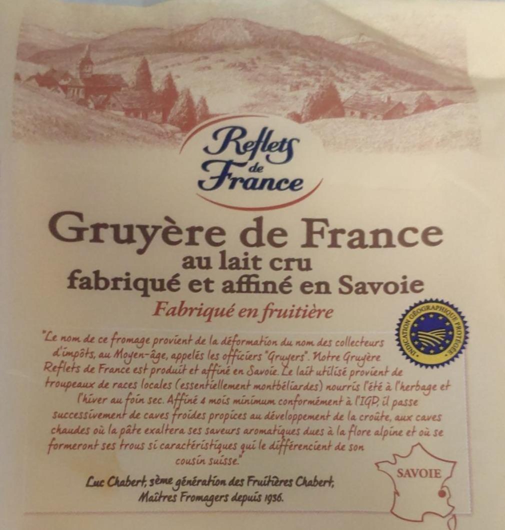 Фото - Сир Gruyère de France із сирим молоком Reflets de France