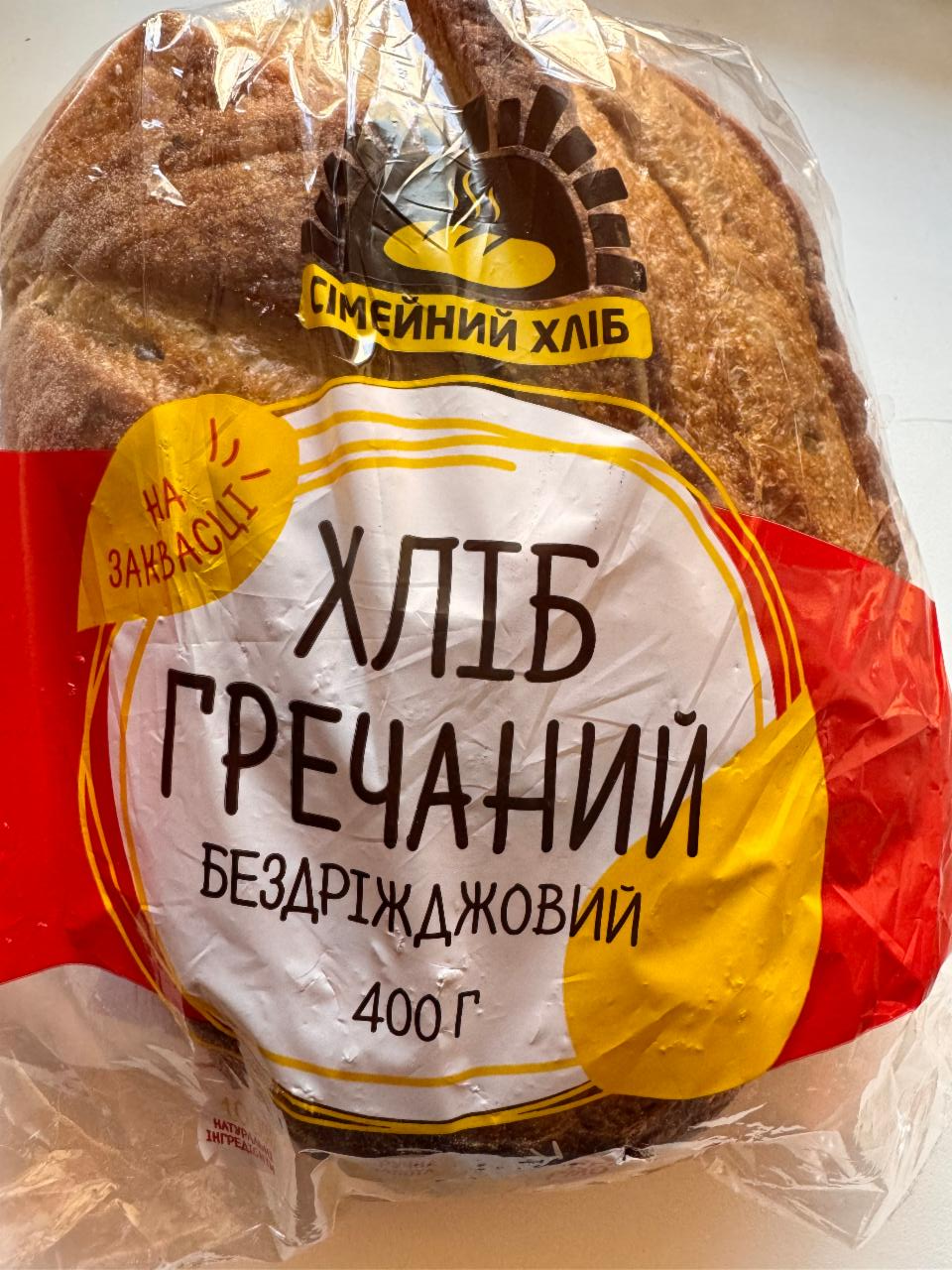 Фото - Хліб гречаний бездріжджовий Сімейний хліб