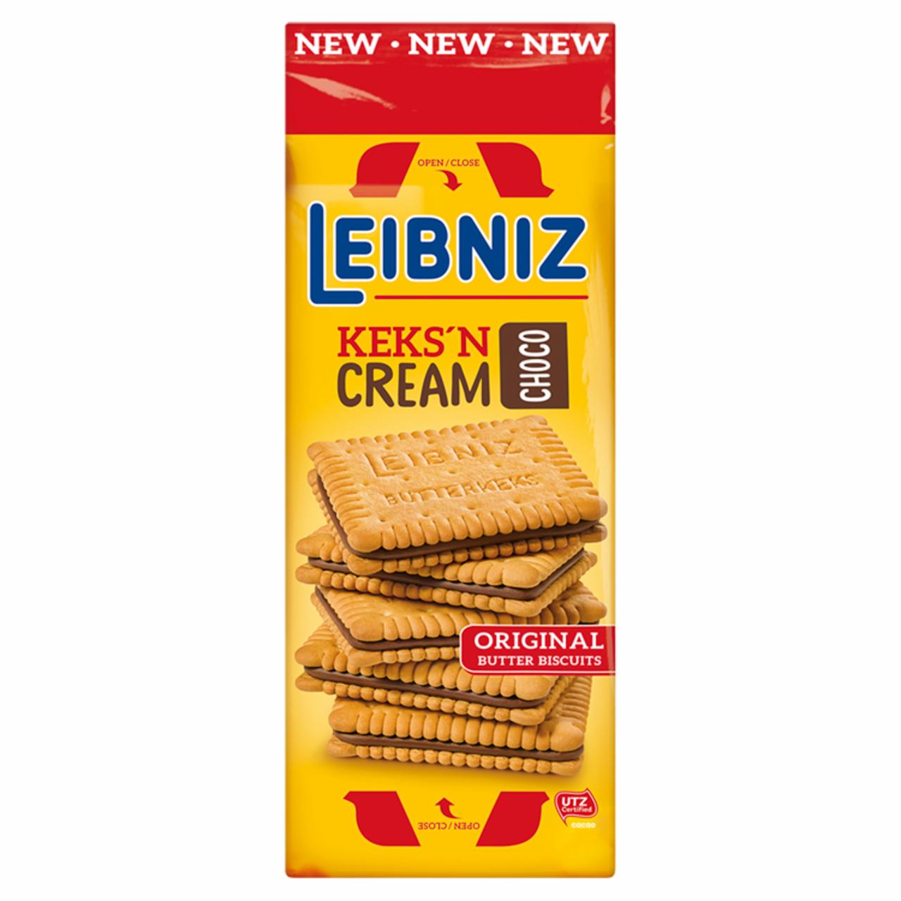 Фото - Печиво масляне з шоколадною начинкою Cream choco Leibniz