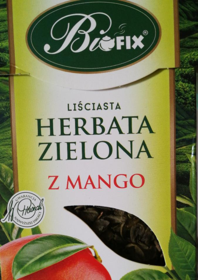 Фото - Чай зелений зі смаком манго Biofix