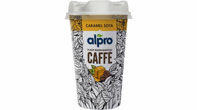 Фото - Caramel soya plant-based baristas Caffe Alpro